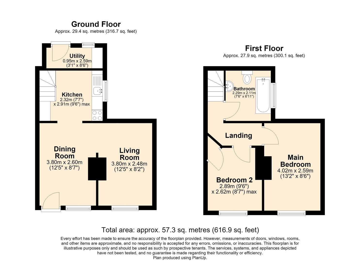 4, St. Withburga Lane, Dereham floorplan