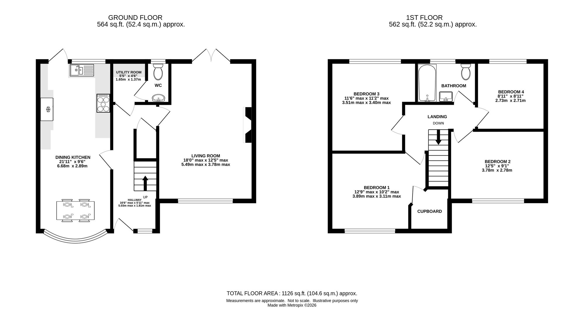 18 Bucklow Avenue, Knutsford floorplan