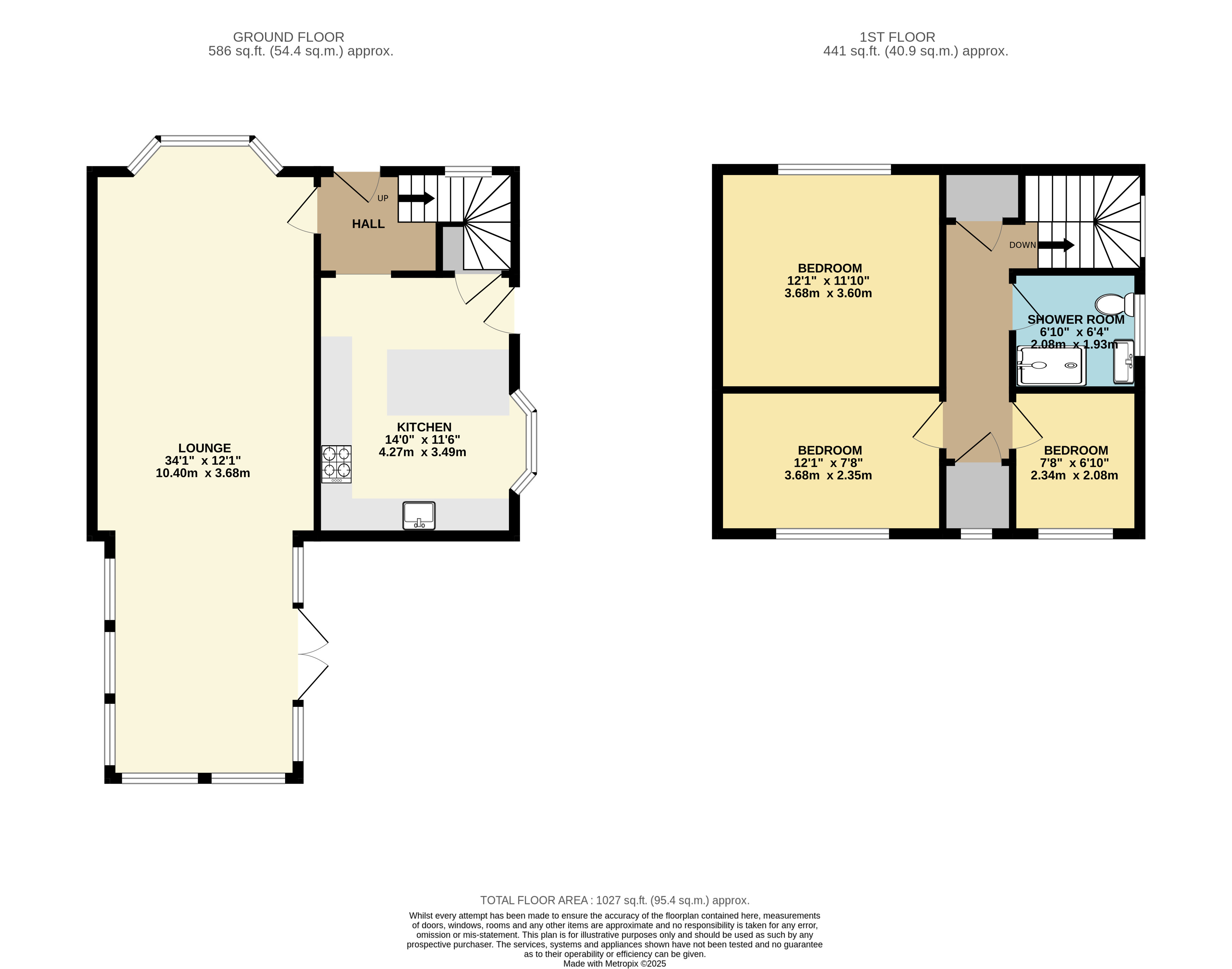 28, Moorland Grove, Leeds floorplan