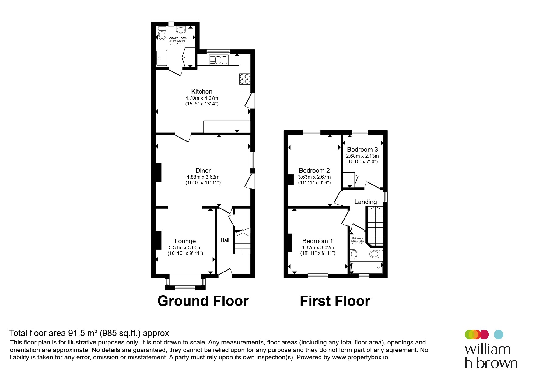 325, Norwich Road, Wisbech floorplan