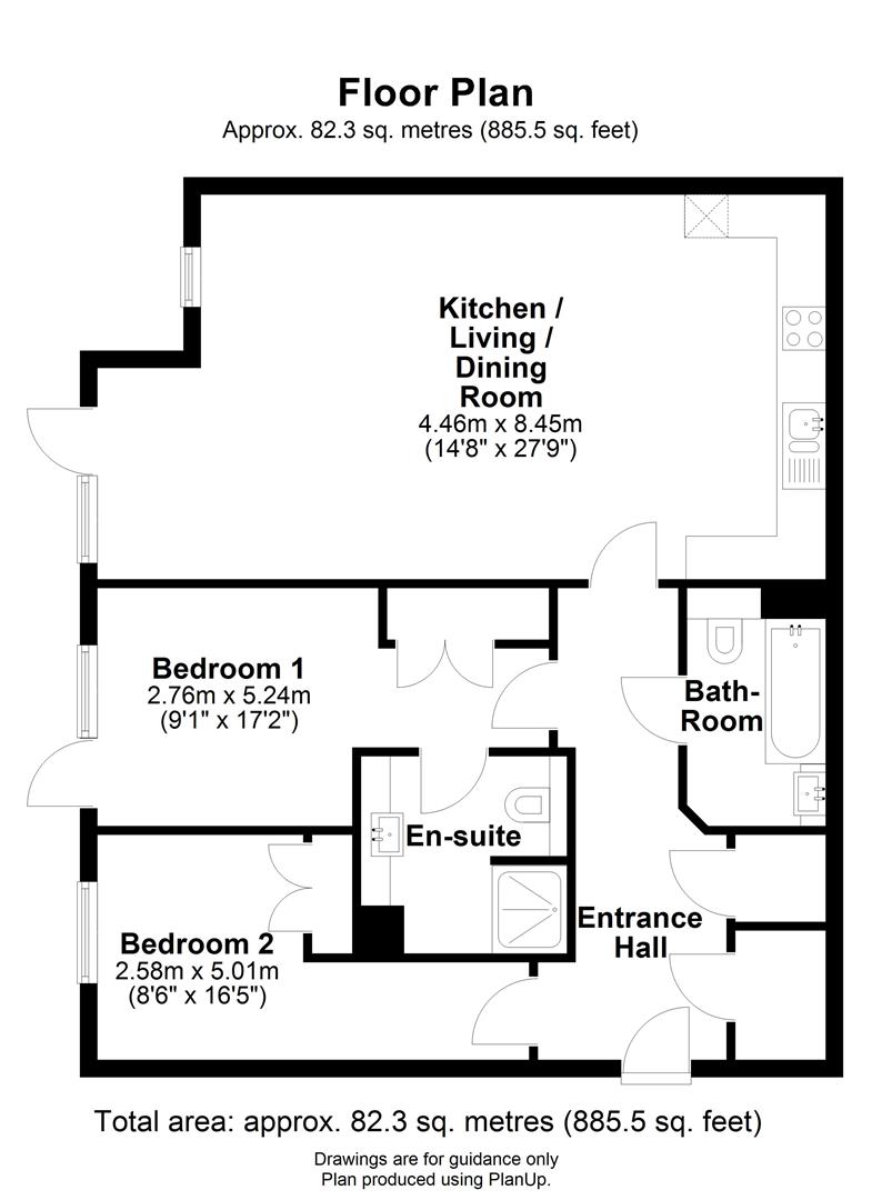 44, The Belvedere, Homerton Street, Cambridge floorplan