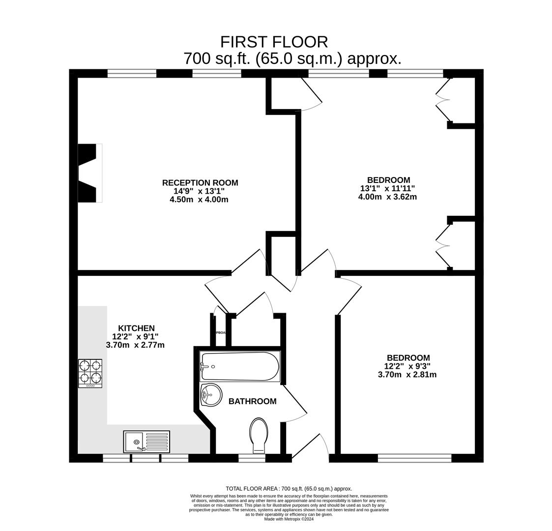 23a, Popesgrove Mansions, Twickenham floorplan