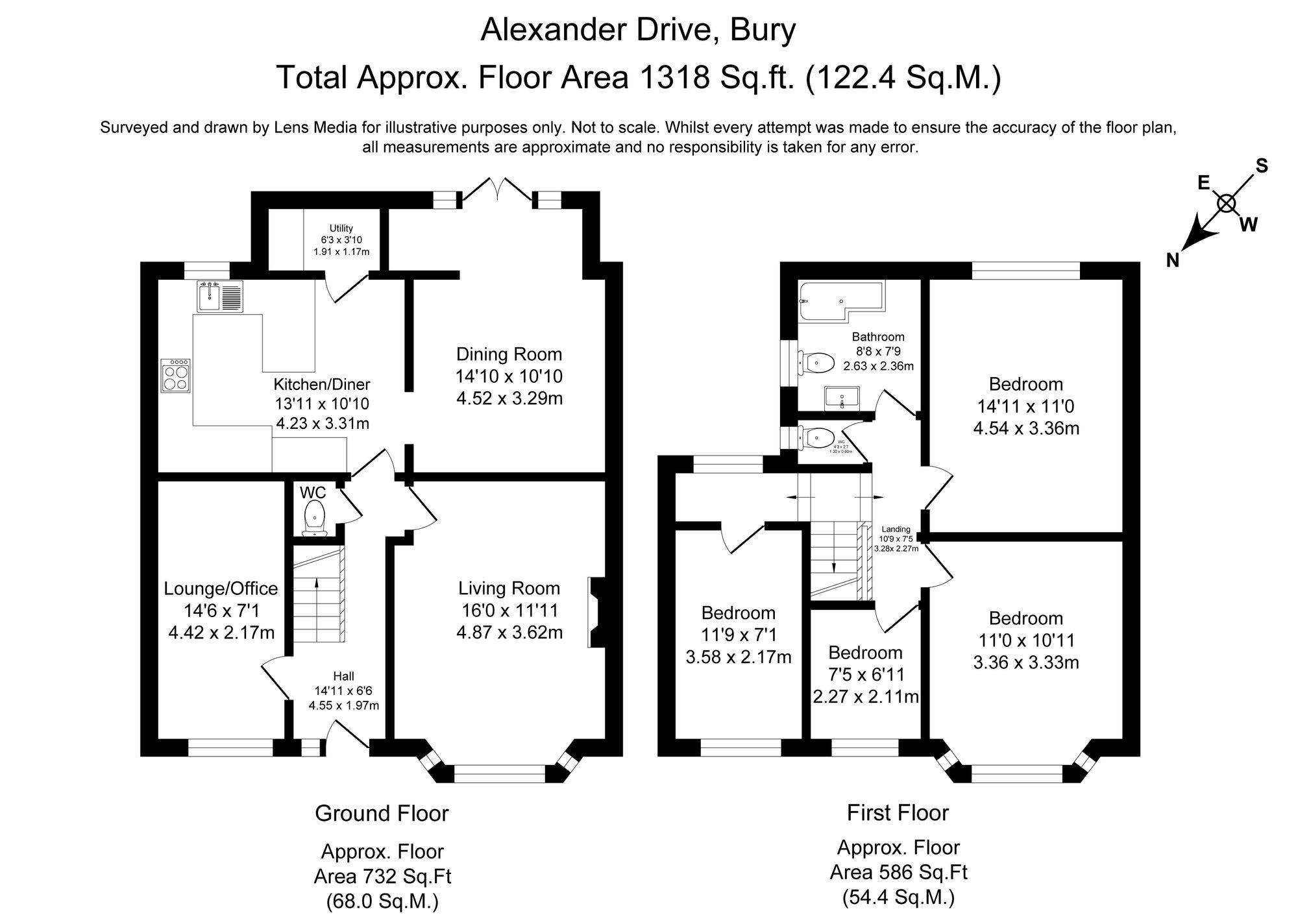 19 Alexander Drive, Bury floorplan