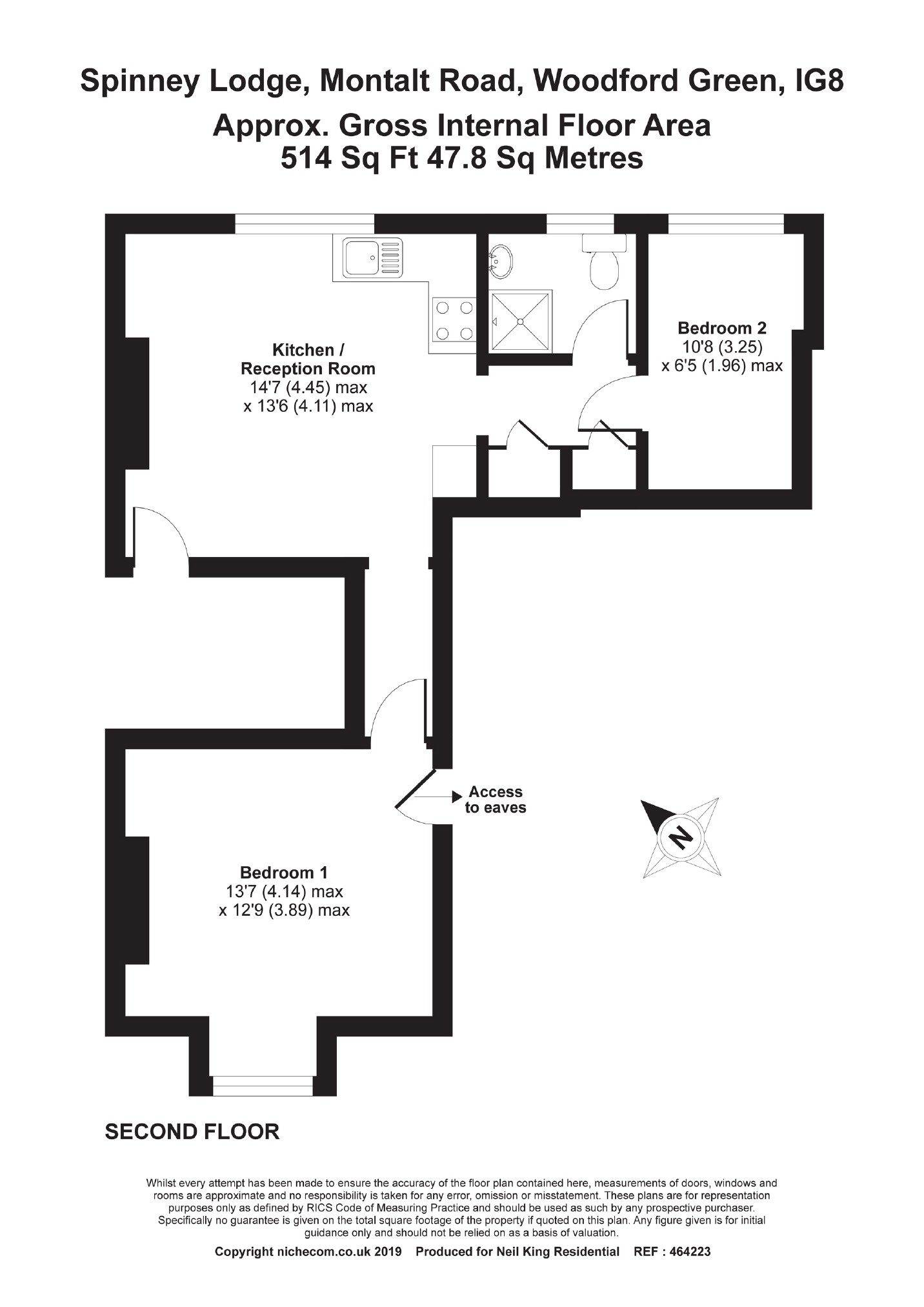 2 Bedrooms Flat for sale in Spinney Lodge, Woodford Green, Essex IG8