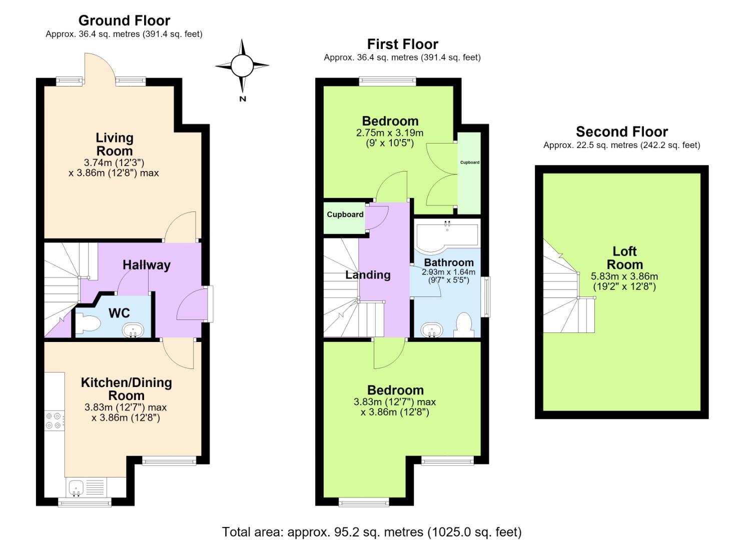 11C, Debdale Lane, Nottingham floorplan