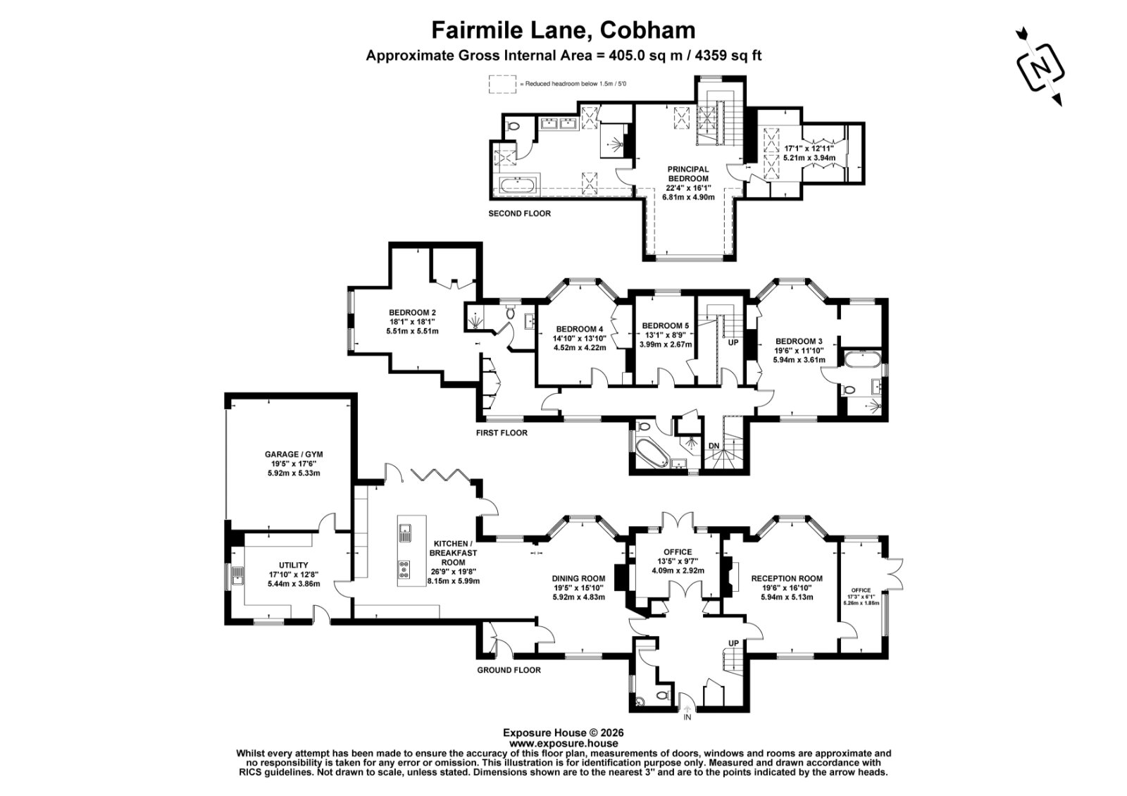 63, Fairmile Lane, Surrey floorplan