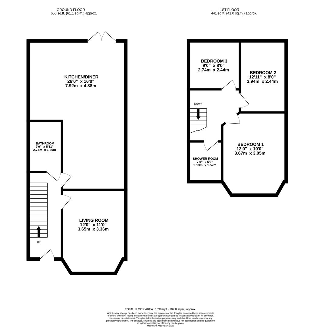 Inglemire Avenue, Hull floorplan