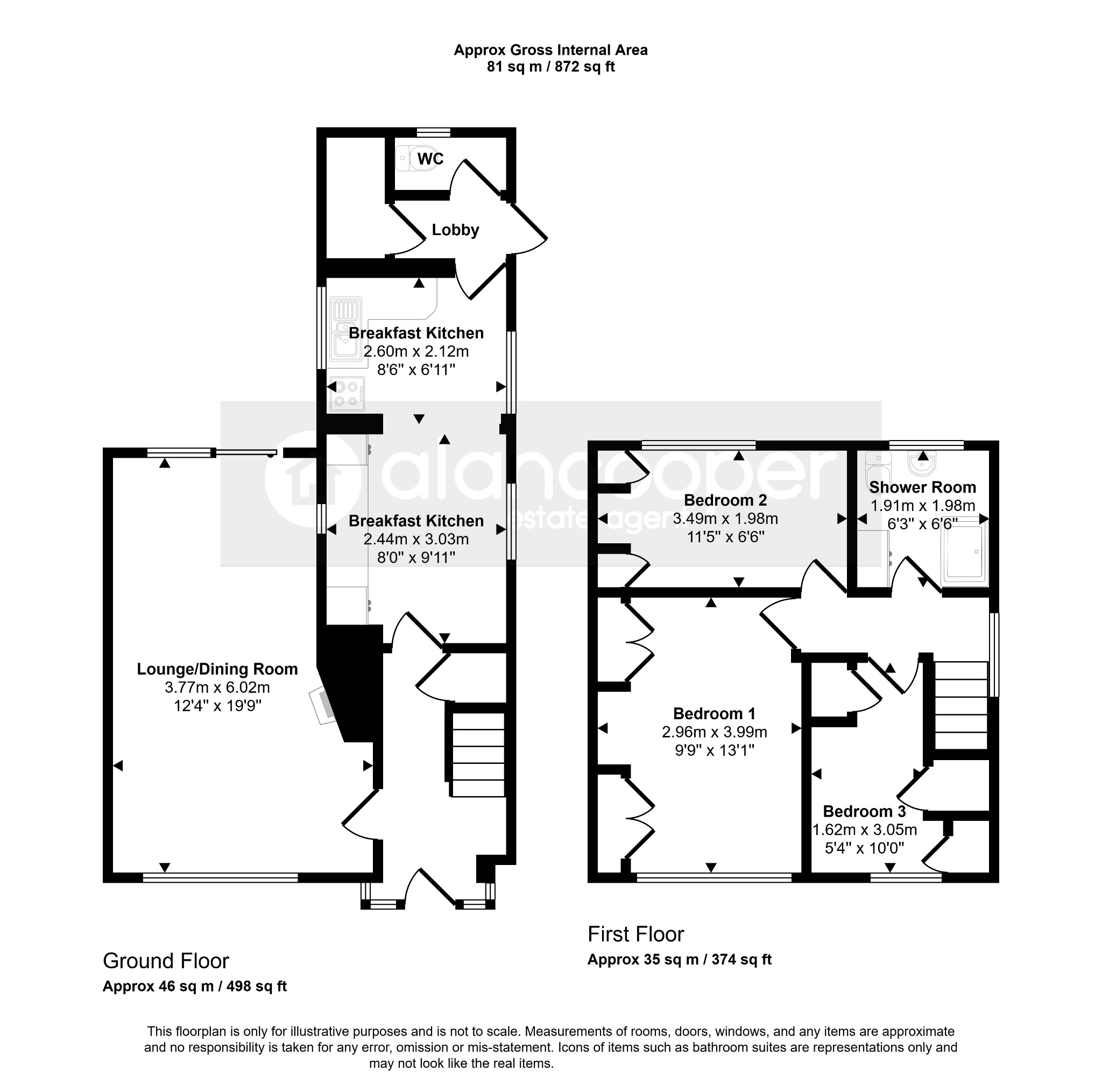Bulkington, Warwickshire floorplan