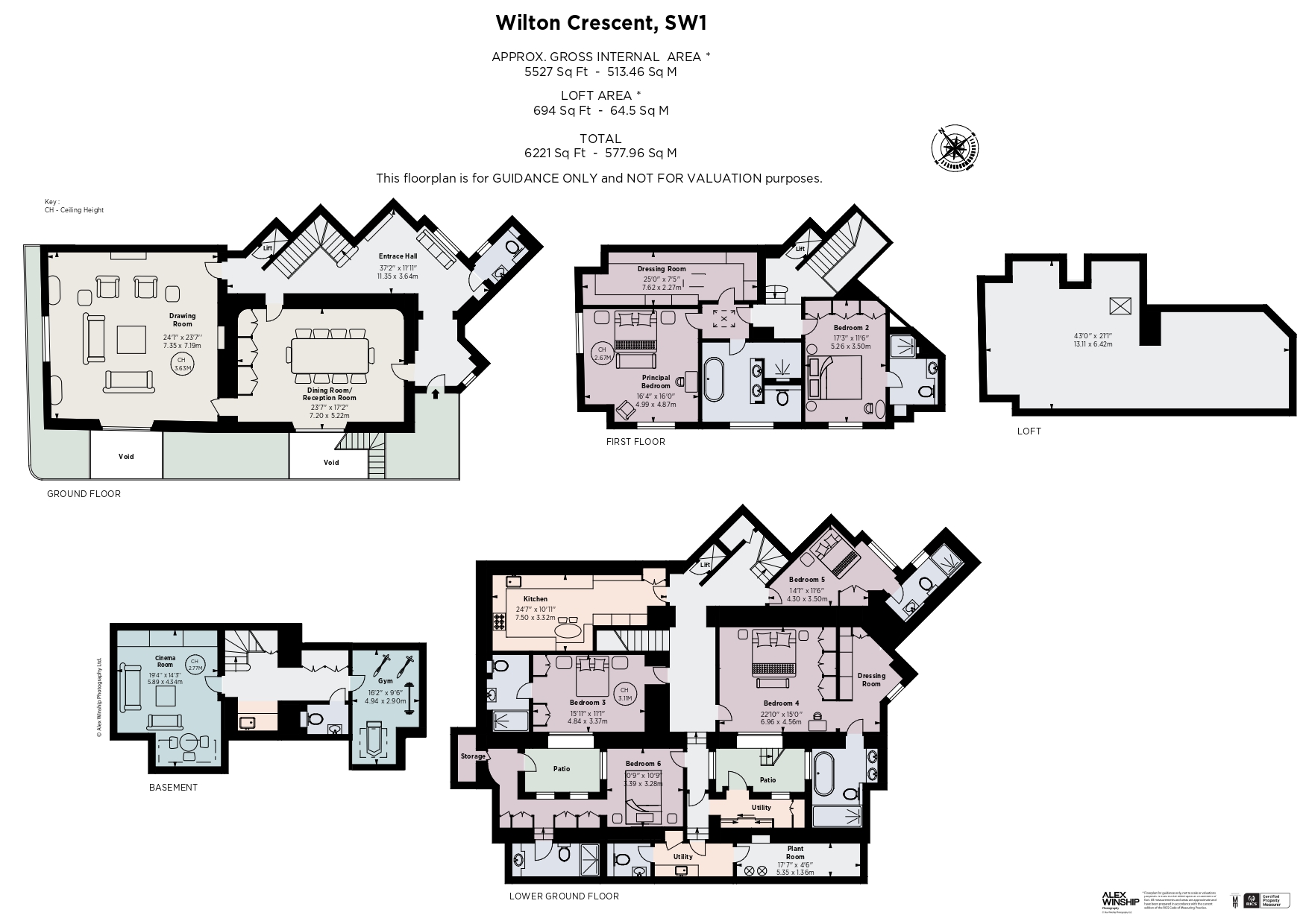 31, Wilton Crescent, London floorplan