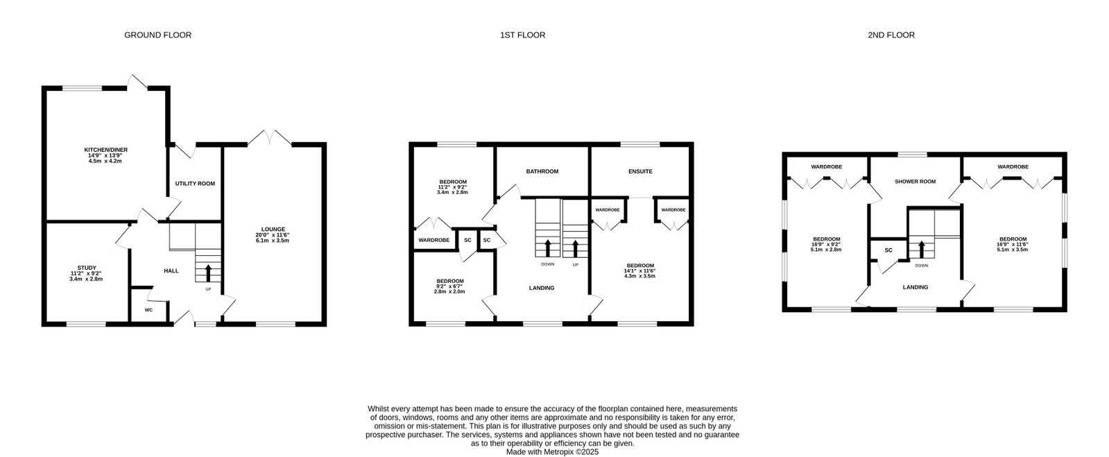 28, Langley Gardens, Sandy floorplan