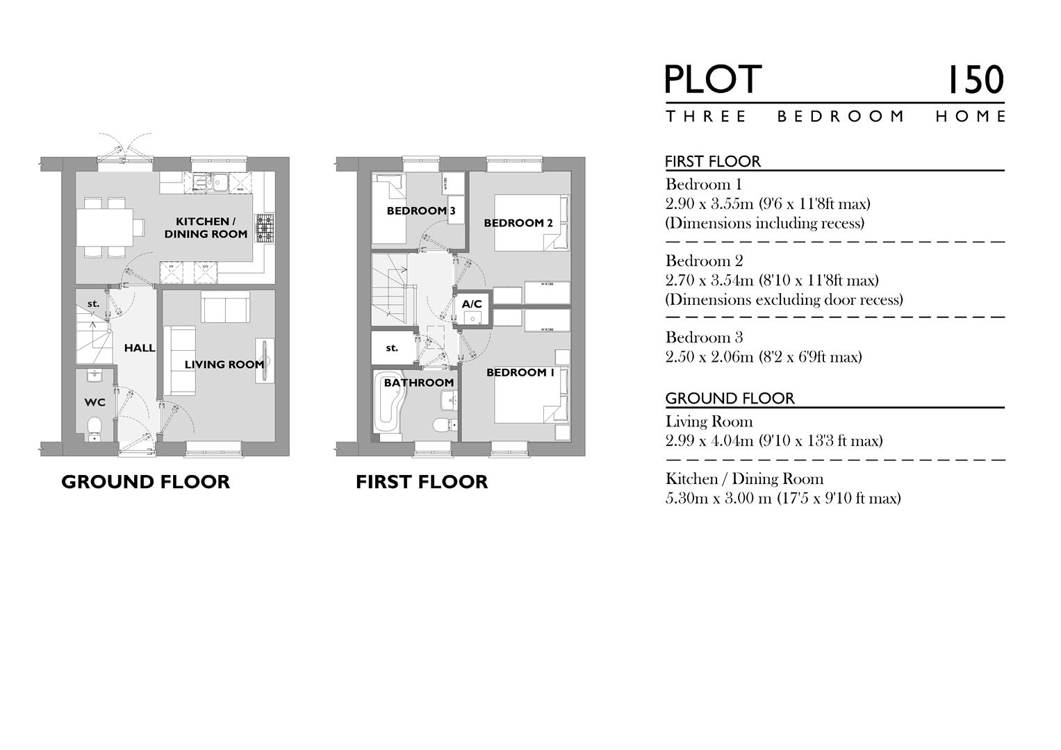 150, Ridge Lane, Chesil Reach, Chickerell floorplan