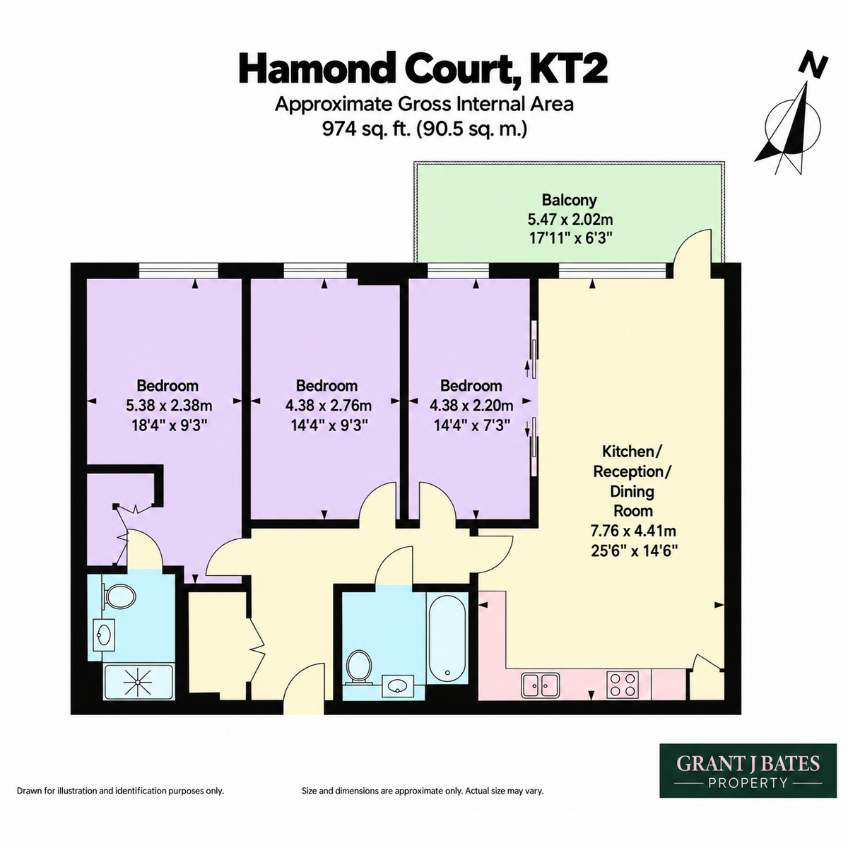 Hamond Court, Kingston Upon Thames floorplan