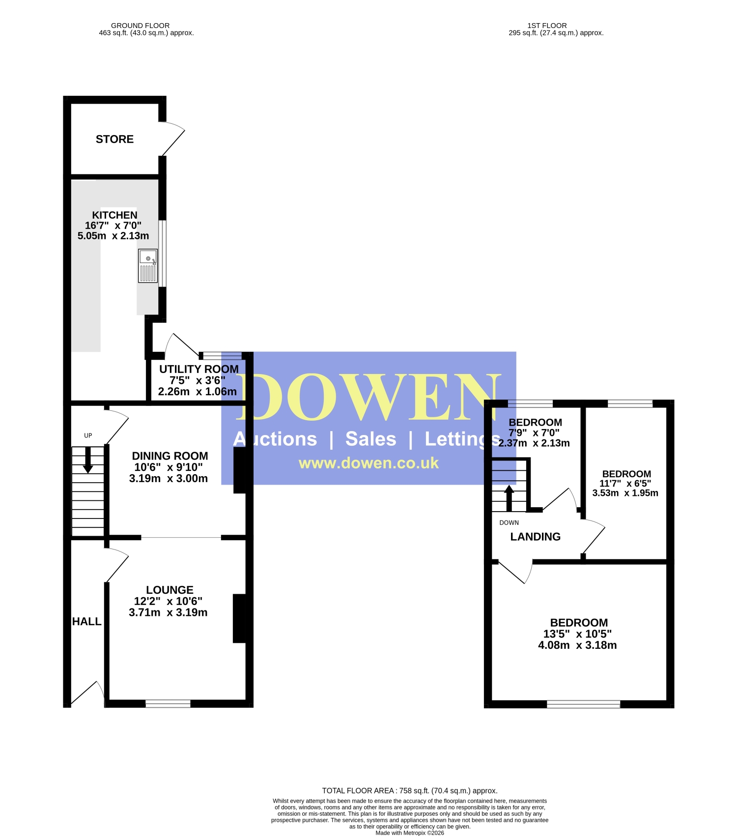 2, West View, Durham floorplan