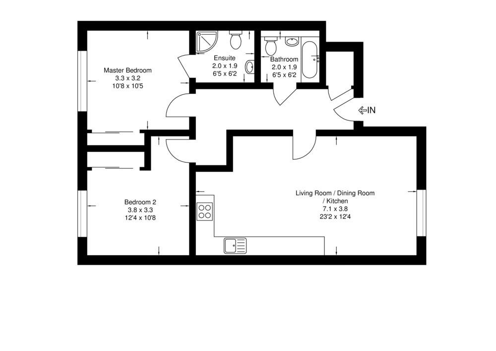 2 Bedrooms Flat for sale in North Bridge Street, Airdrie ML6