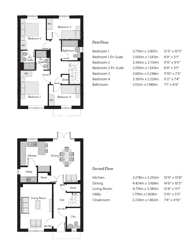3 The Reedmaker, 88, Fortuna Road, Blandford Forum floorplan