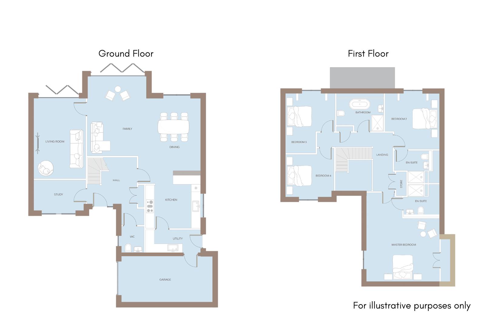 The Vescy, Sandstone Close, Ellington floorplan