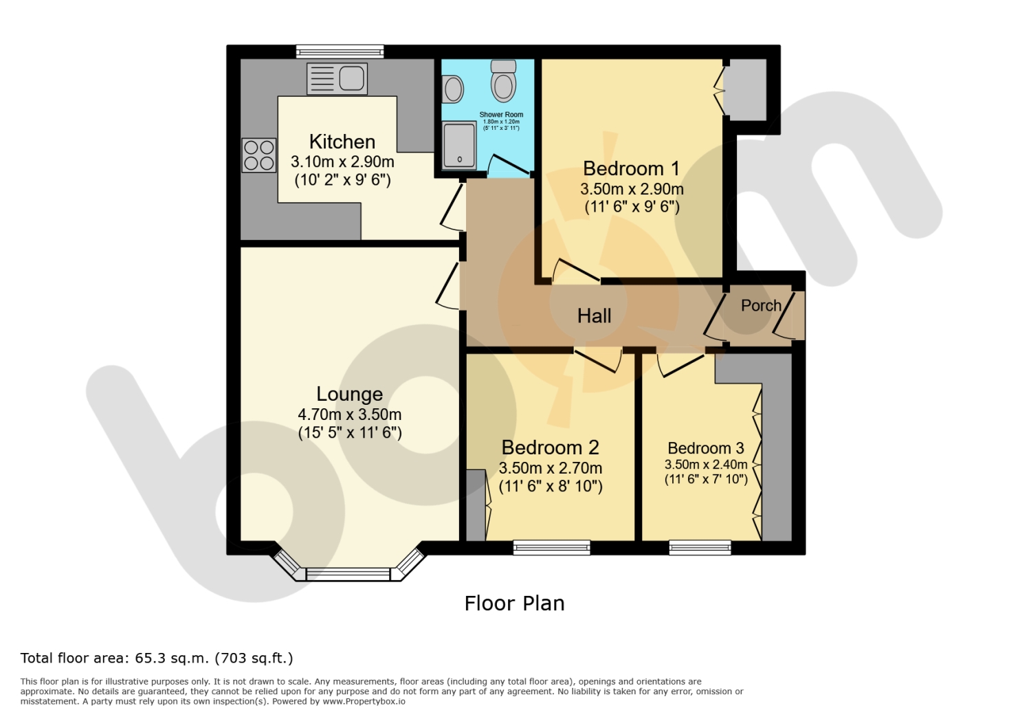 33, Netherhill Road, Paisley floorplan