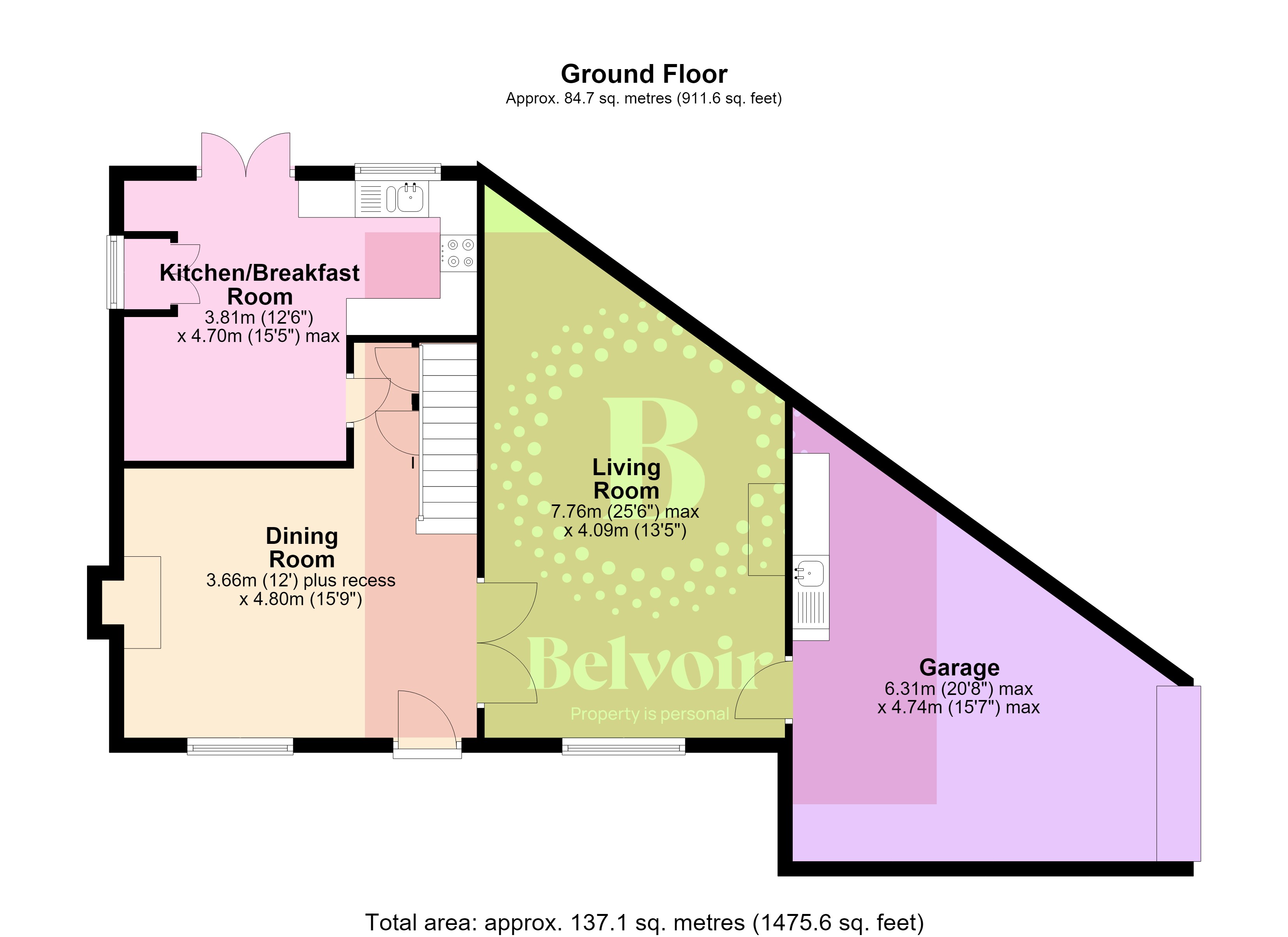 1 Rodney Cottages, Wearde Road, Saltash floorplan