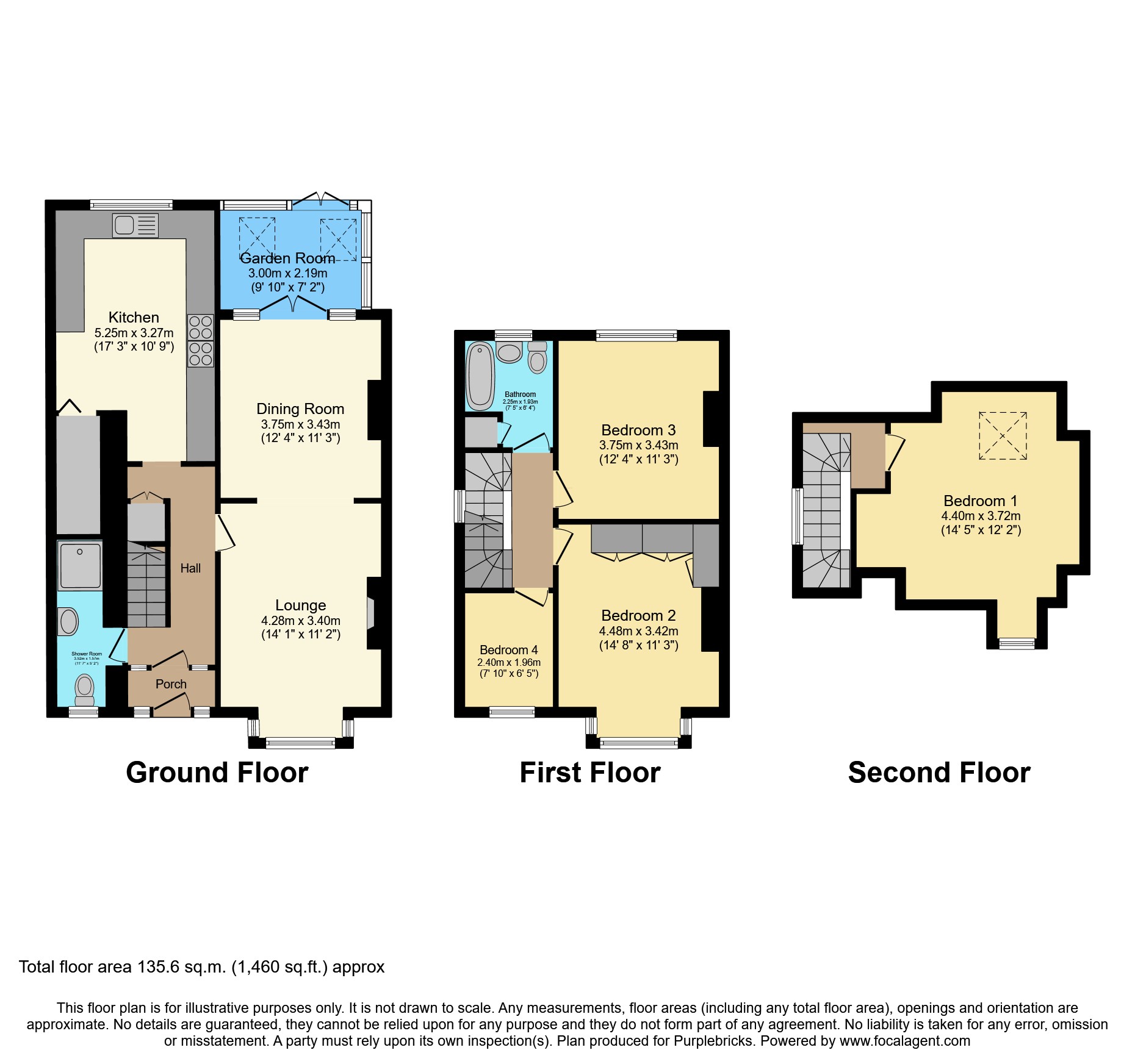 1, Tatton Road, Liverpool floorplan