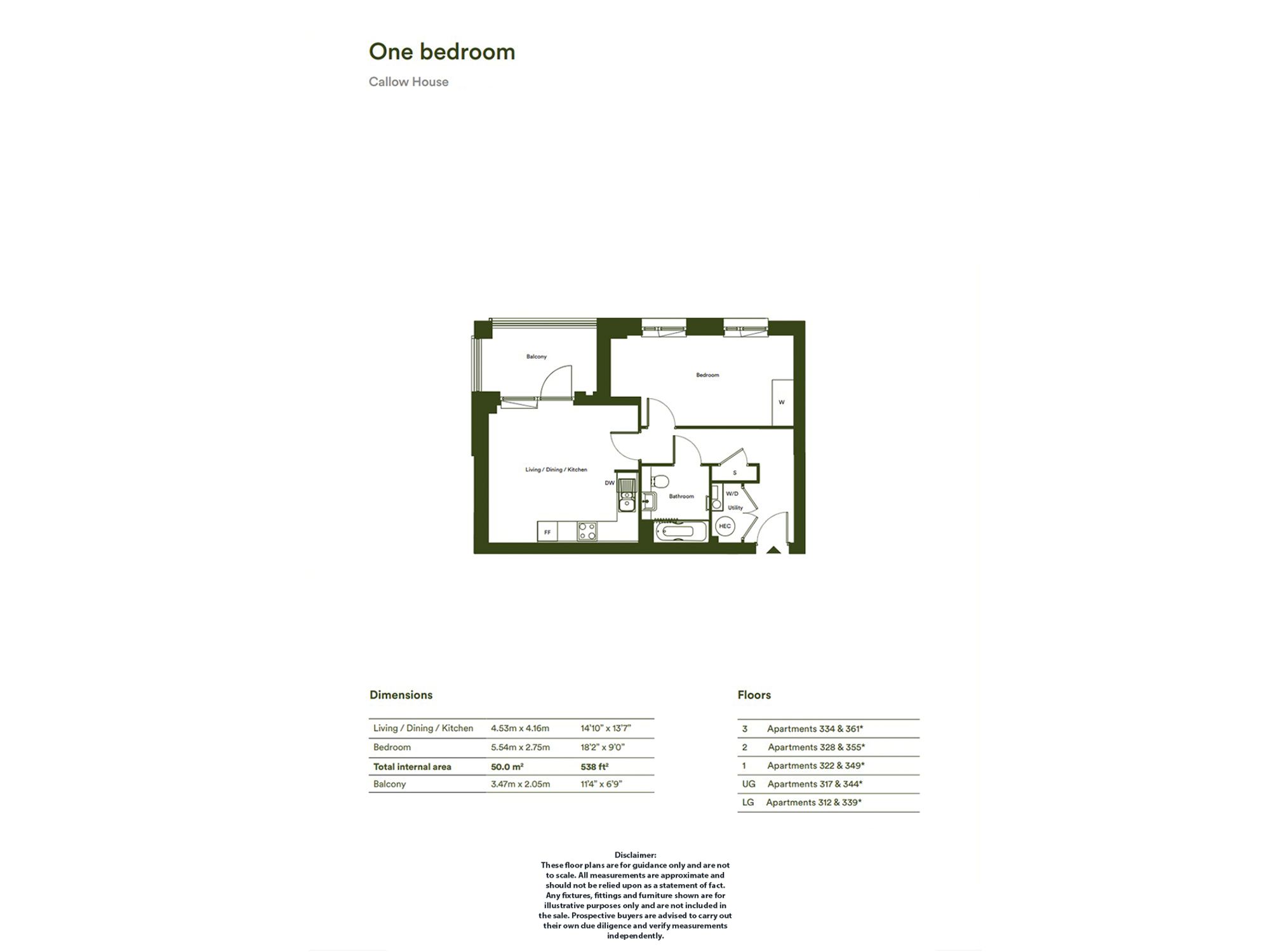 Flat 2, Callow House, London floorplan