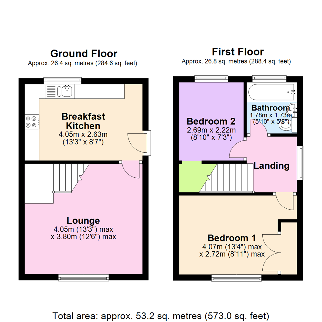 2 Bedrooms Town house for sale in The Elms, Colwick, Nottingham NG4