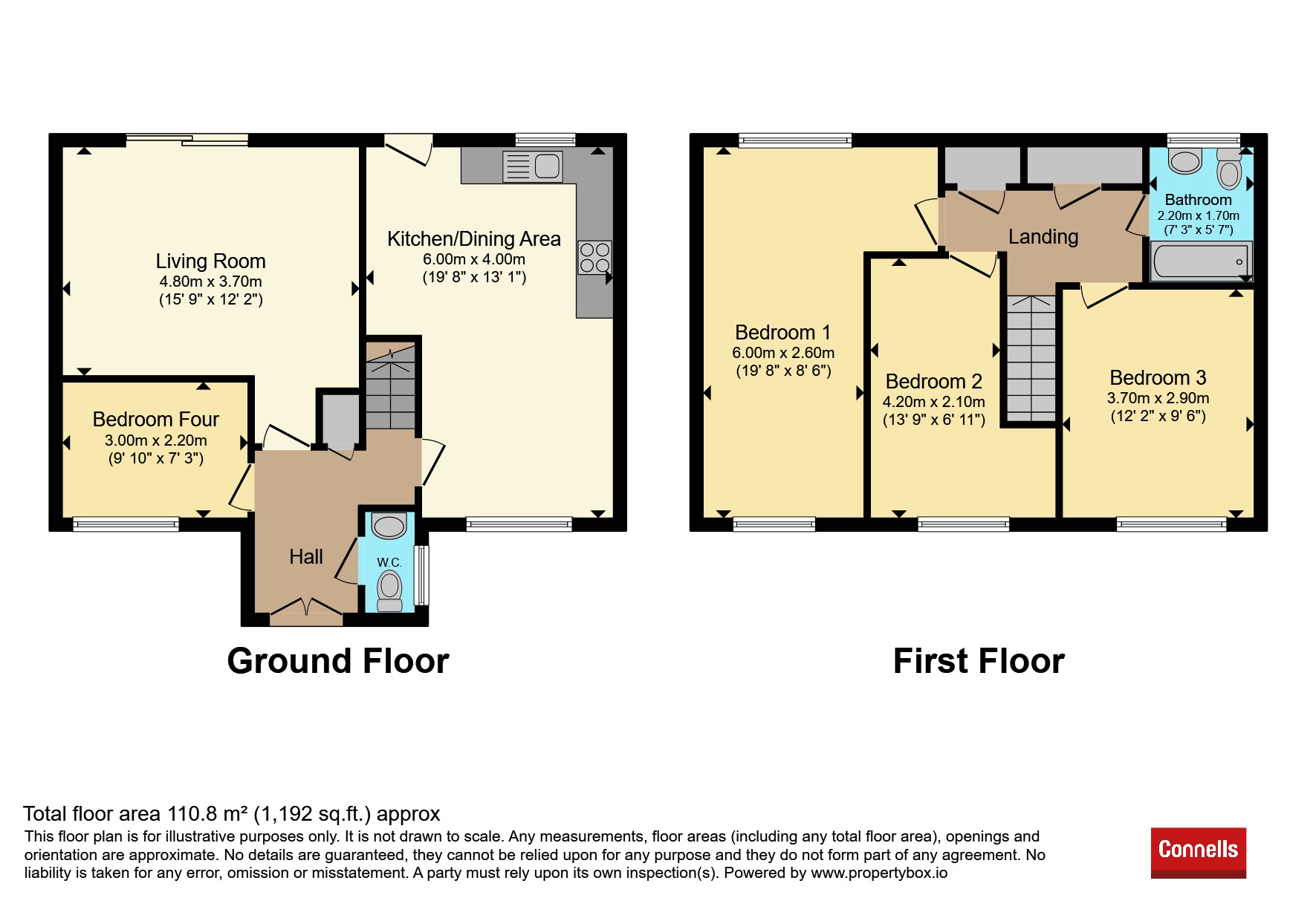 6, Belgravia Close, Birmingham floorplan