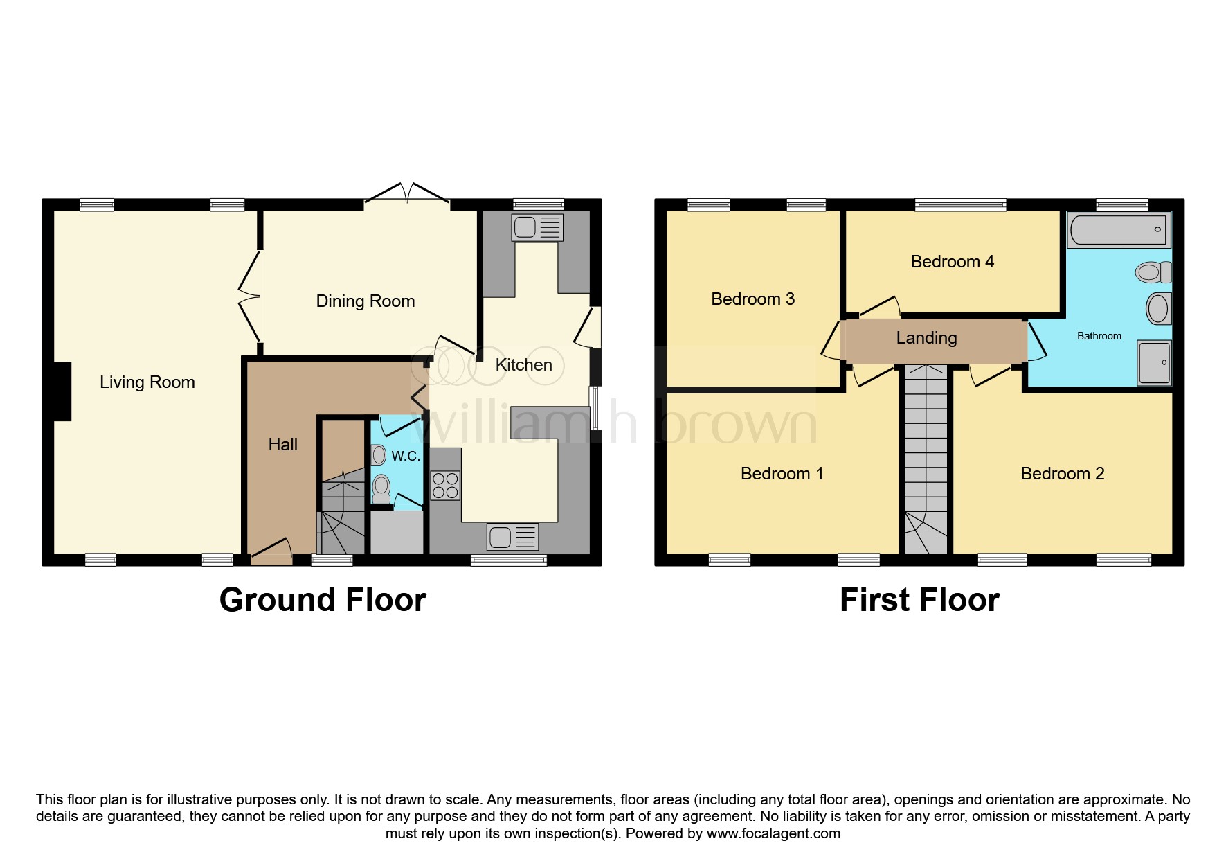 1, Back Lane, YORK floorplan