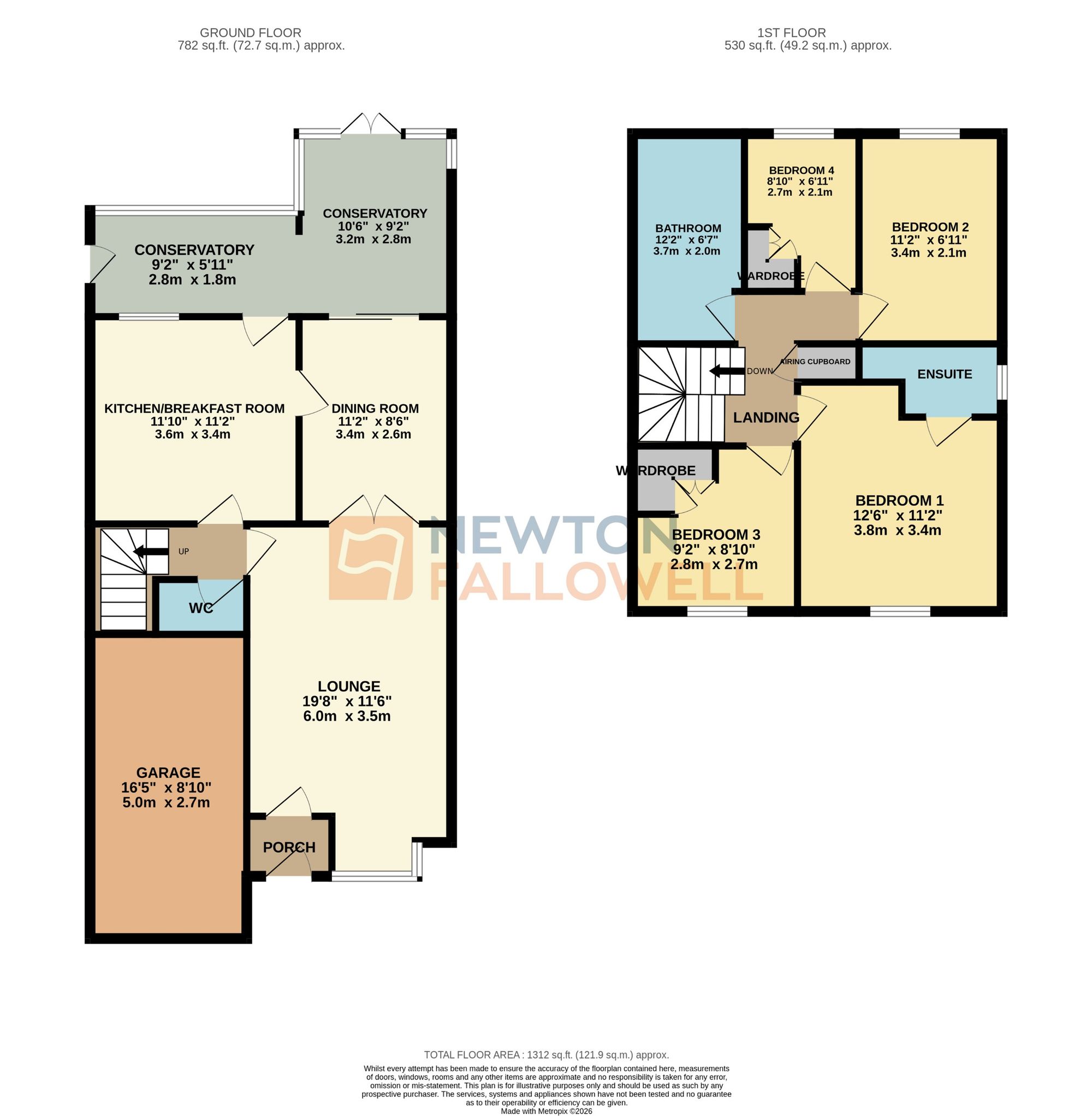 2 Haywood Close, Leicester floorplan