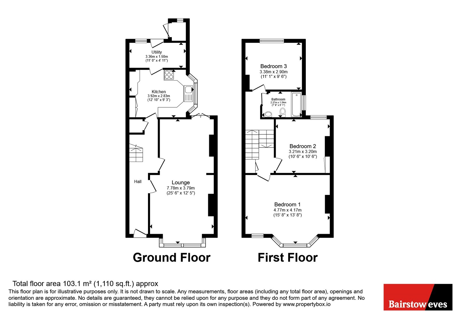 3, Lebanon Road, Croydon floorplan