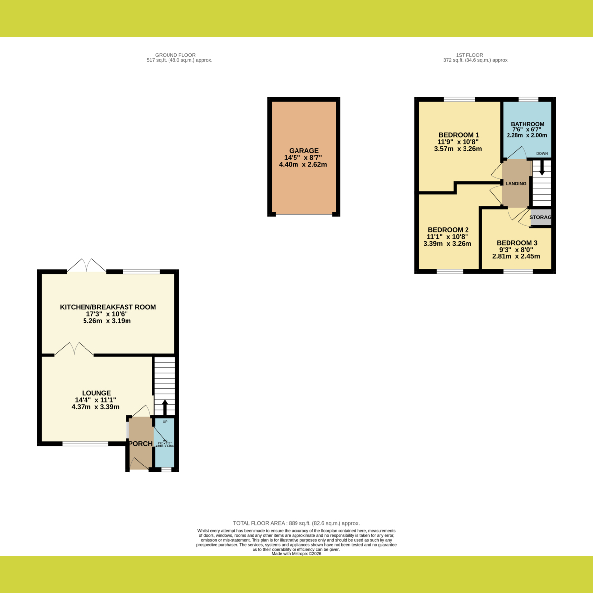 20, Doulton Way, Ashingdon floorplan