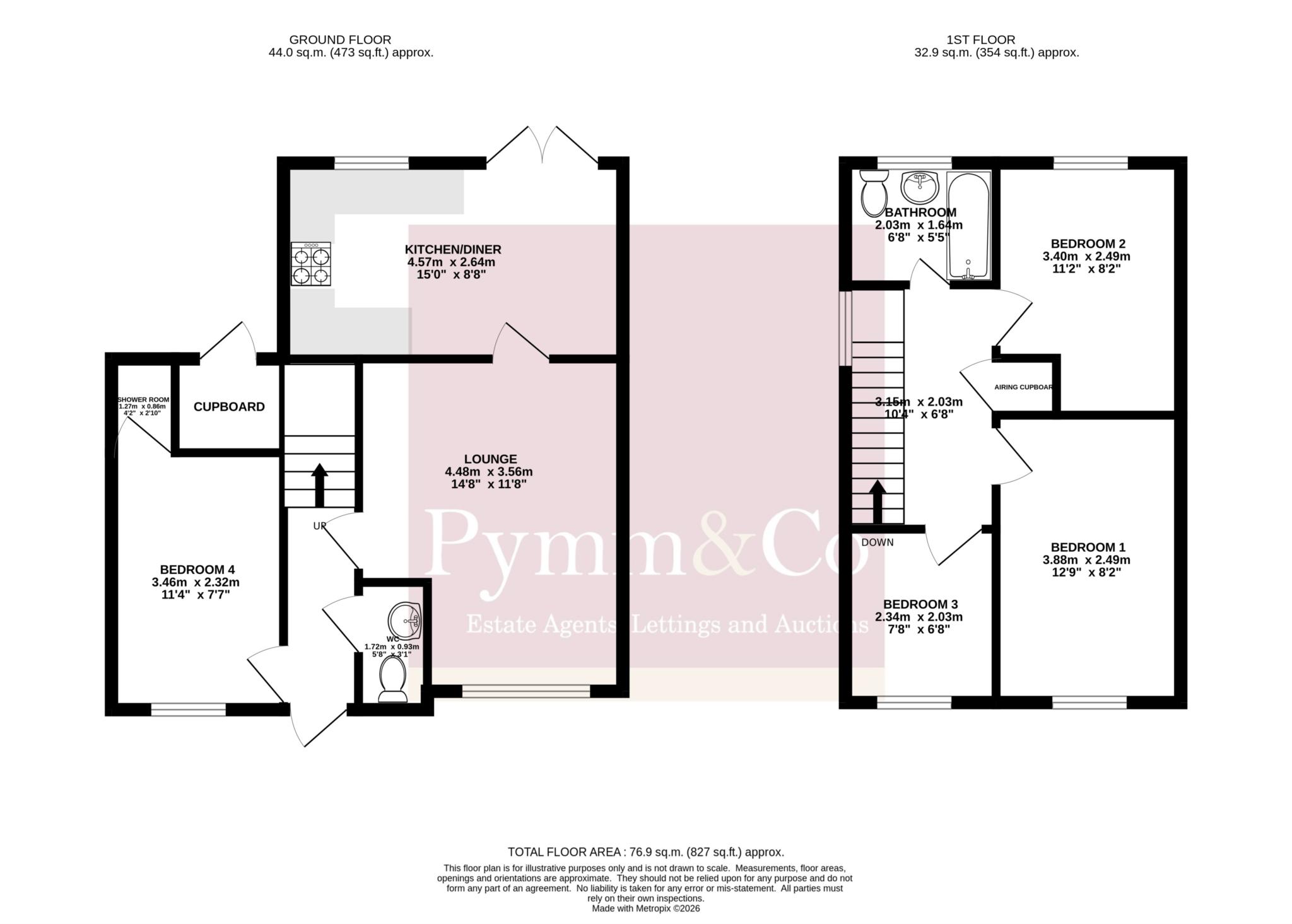 13, Fern Drive, North Walsham floorplan