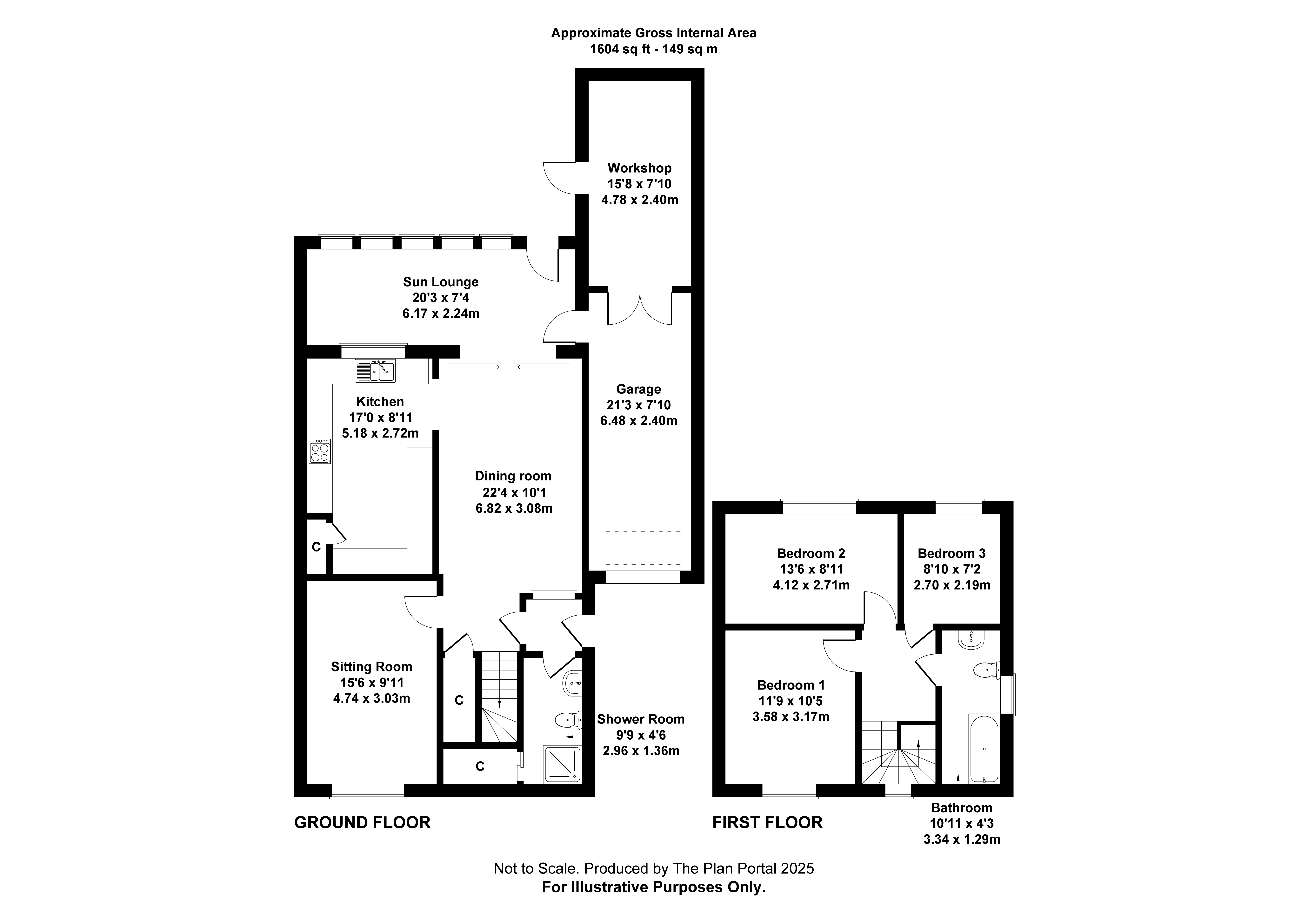 6, St. Andrews Close, Shepperton floorplan