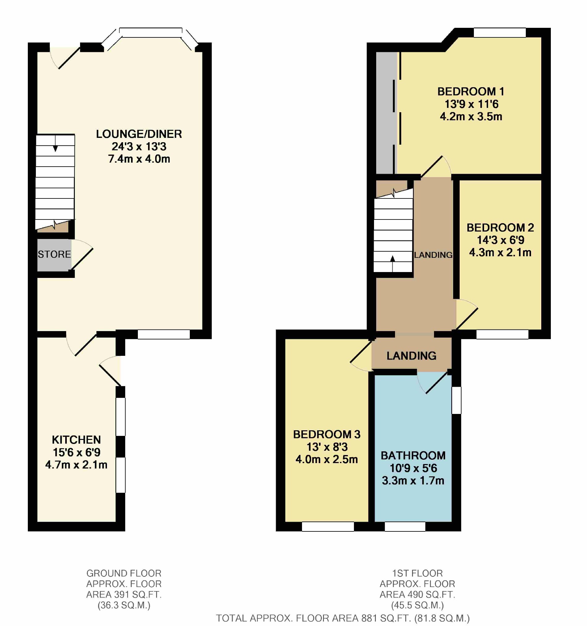 3 Bedrooms Terraced house for sale in Grove Park Lane, Harrogate, North Yorkshire HG1