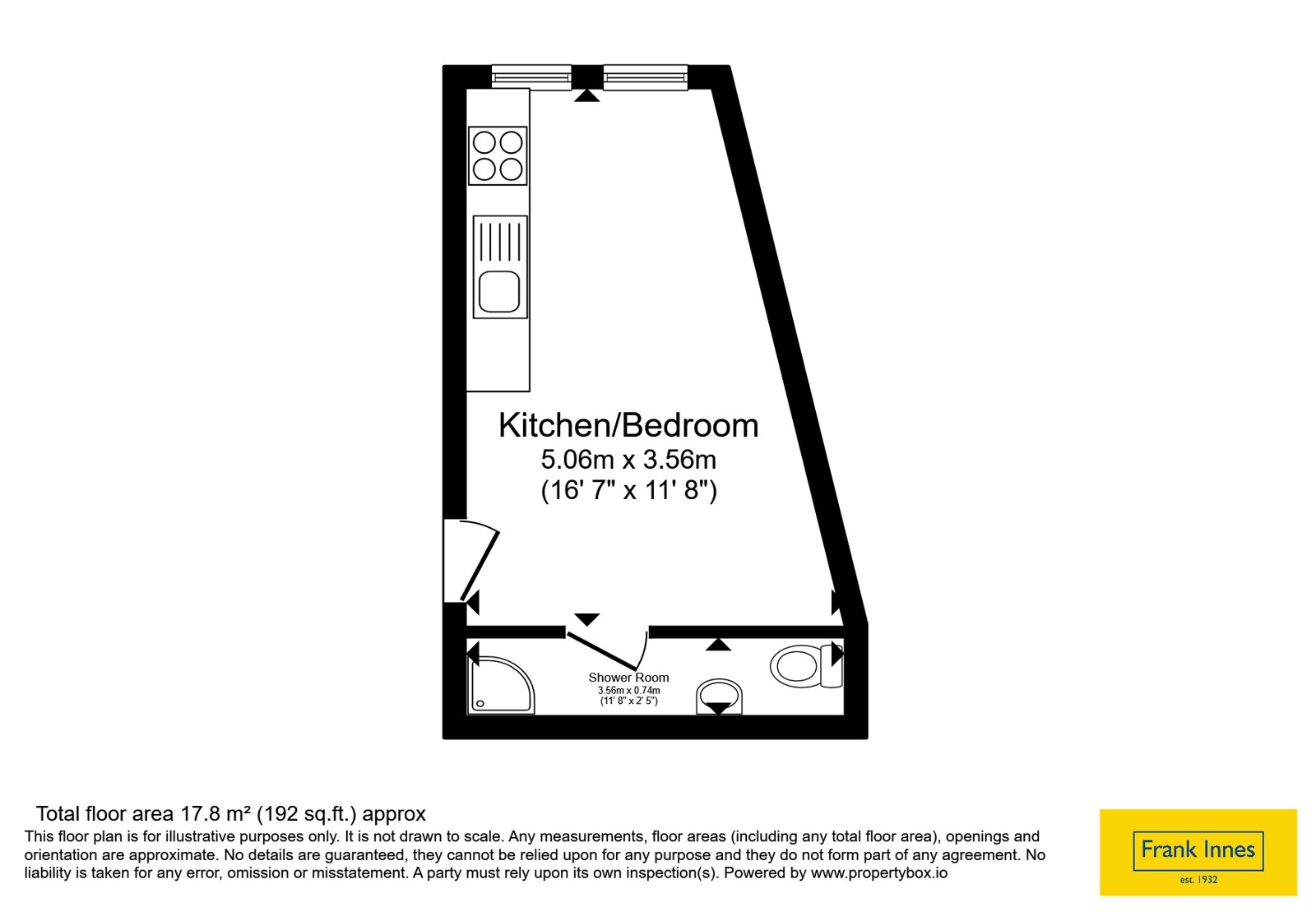 Flat 9,  Express Building, 17-25, Upper Parliament Street, Nottinghamshire floorplan