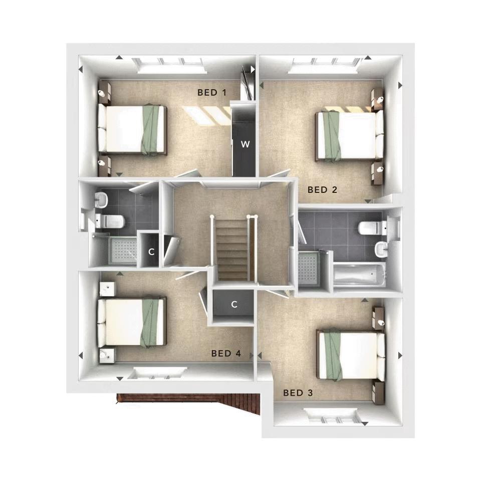 Plot 44 Horsham, Abingdon Road, Abingdon floorplan