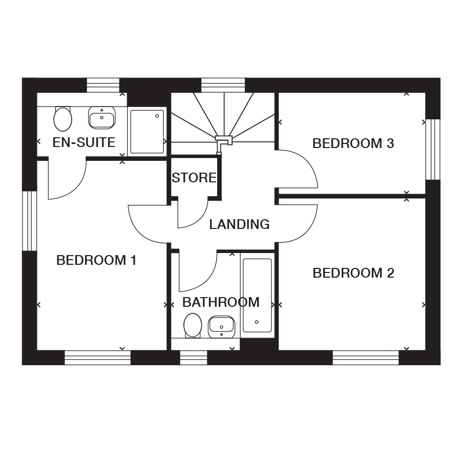 6, Collingridge Avenue, Wiveliscombe floorplan
