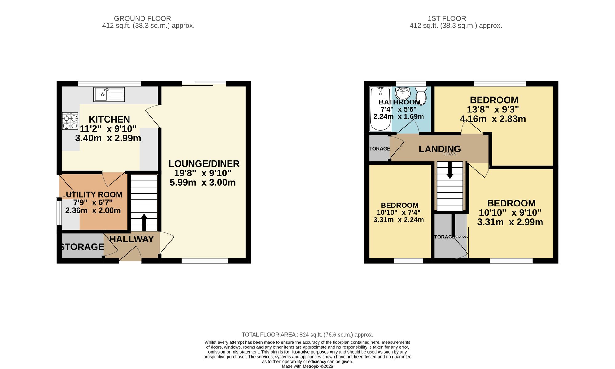 2 Overdene, Blackwood floorplan