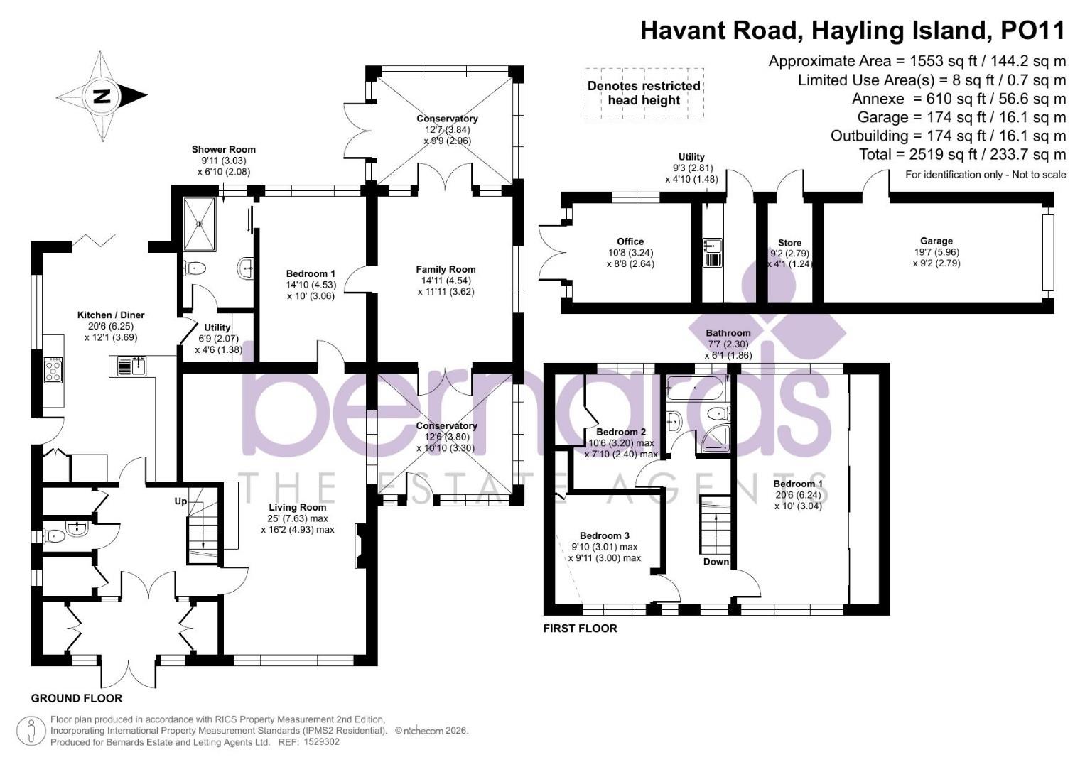 Havant Road, Hayling Island floorplan