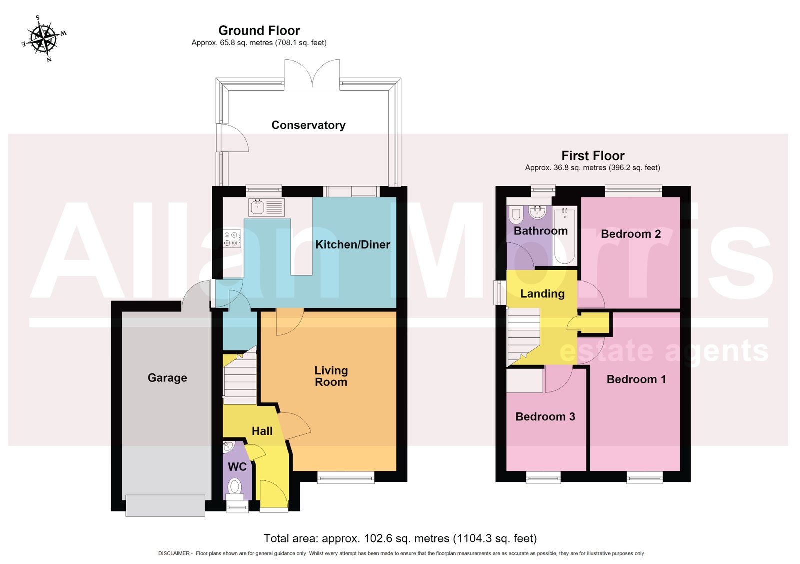 3, St. Johns Close, Worcester floorplan
