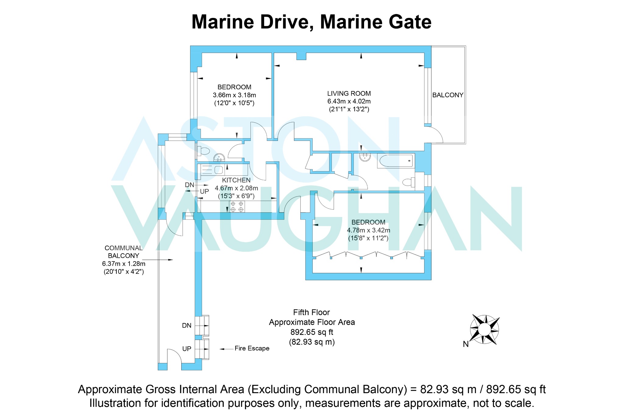 E7, Marine Gate, Brighton floorplan