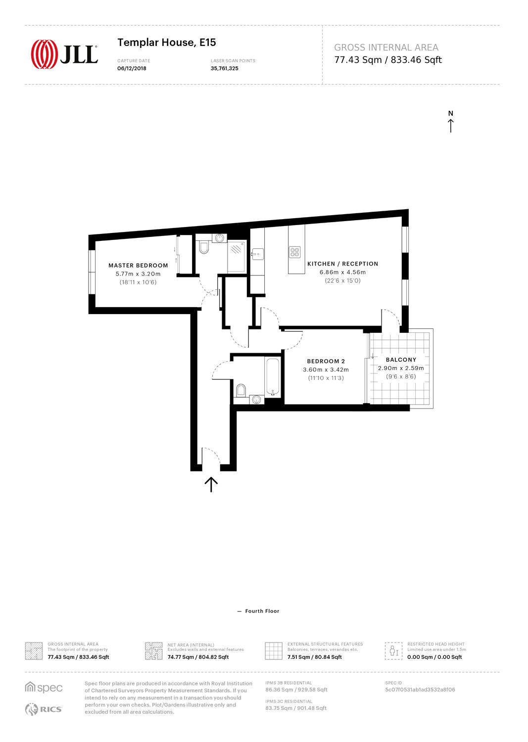 1 Bedrooms Flat to rent in Templar House, New Garden Quarter, London E15