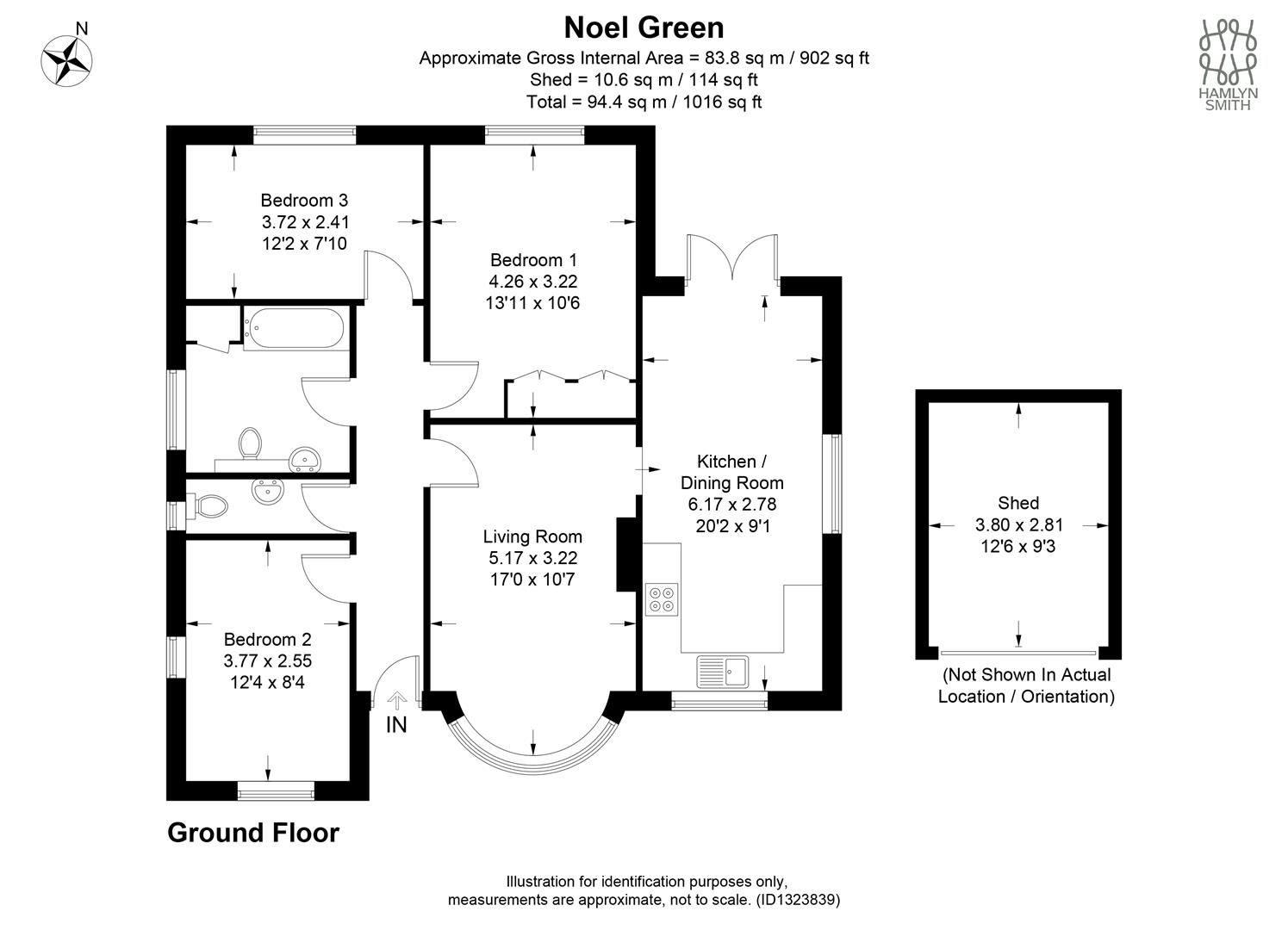 30, Noel Green, Burgess Hill floorplan