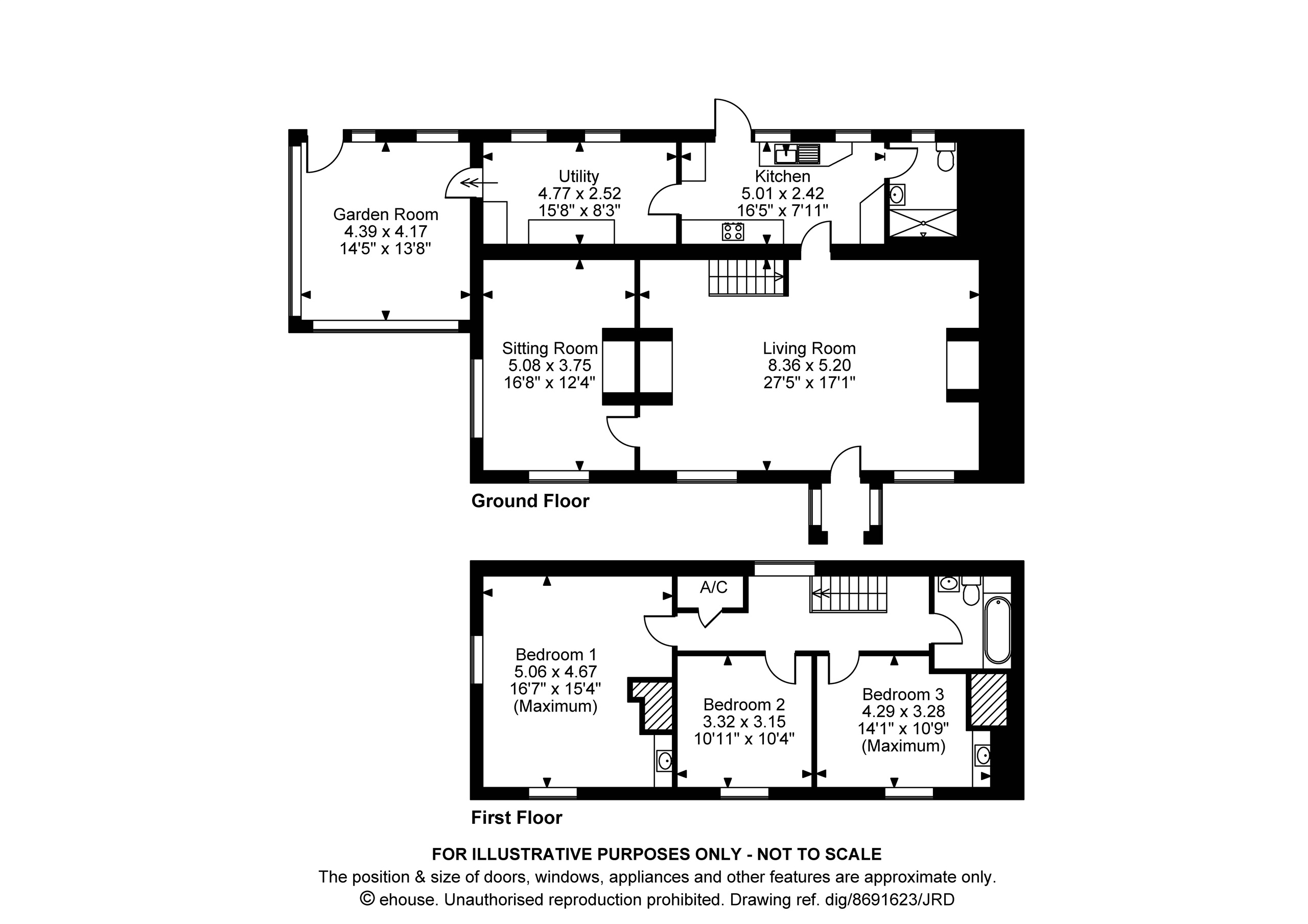 Common Cottage, Thwaite Common, Norwich floorplan