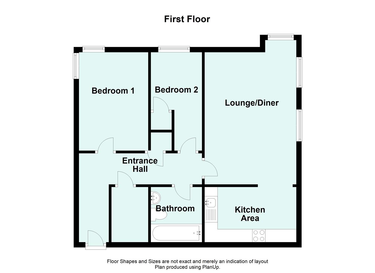 2 Bedrooms Flat for sale in Pegler Way, Crawley RH11