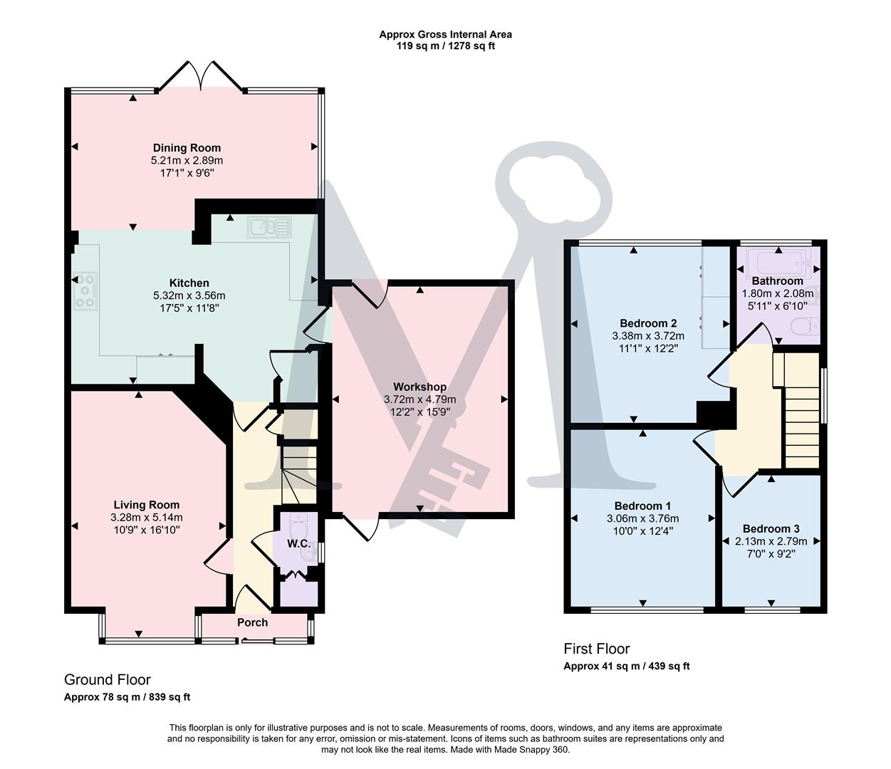2, Gillamore Drive, Coalville floorplan