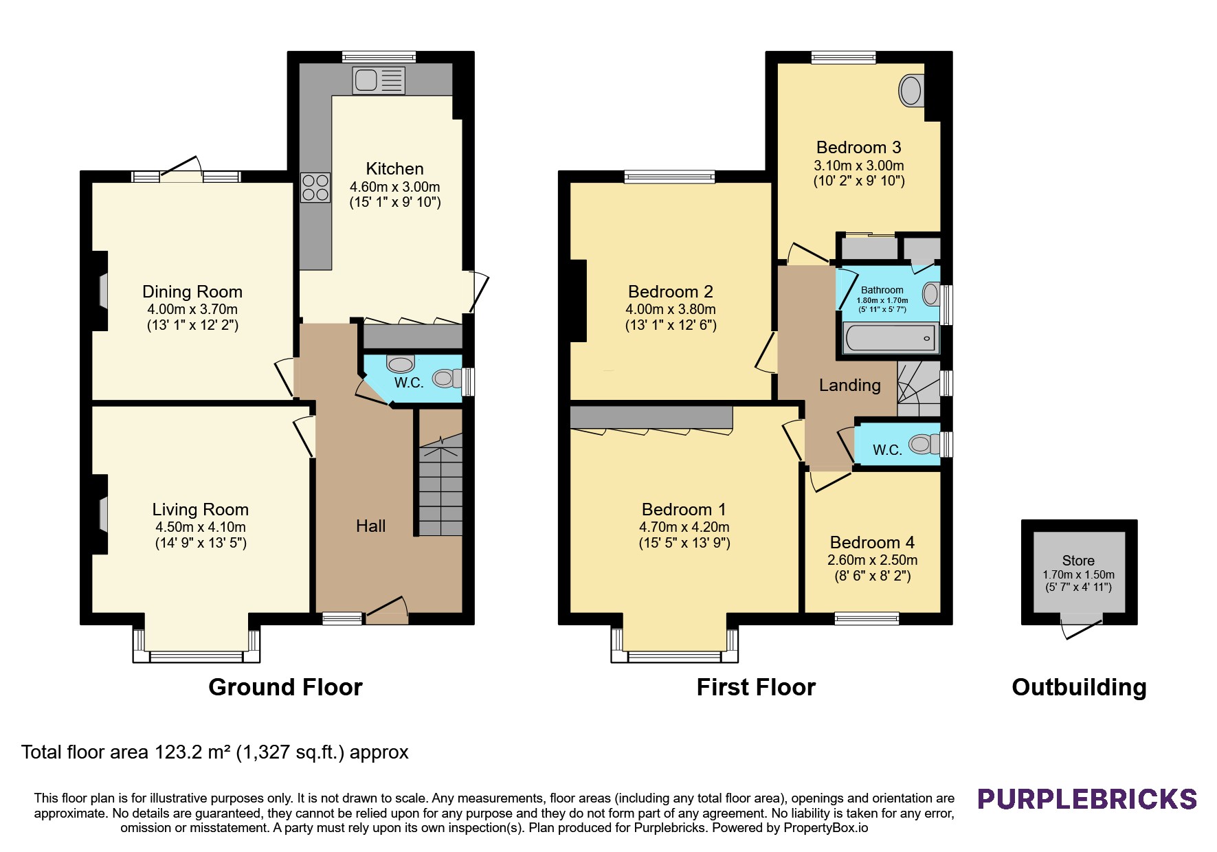 Leicester Road, Barnet floorplan