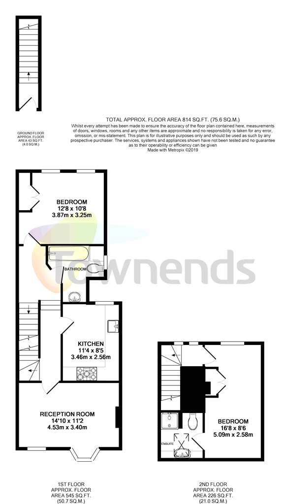 2 Bedrooms Flat to rent in Bridgman Road, Chiswick W4