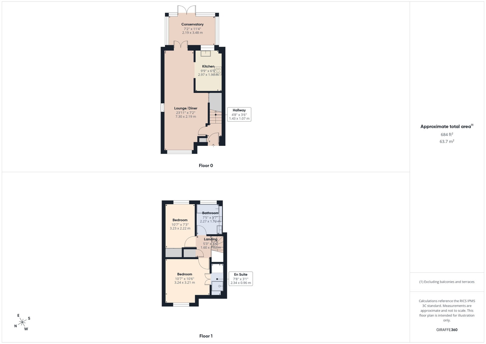 4, Russet Close, Attleborough floorplan