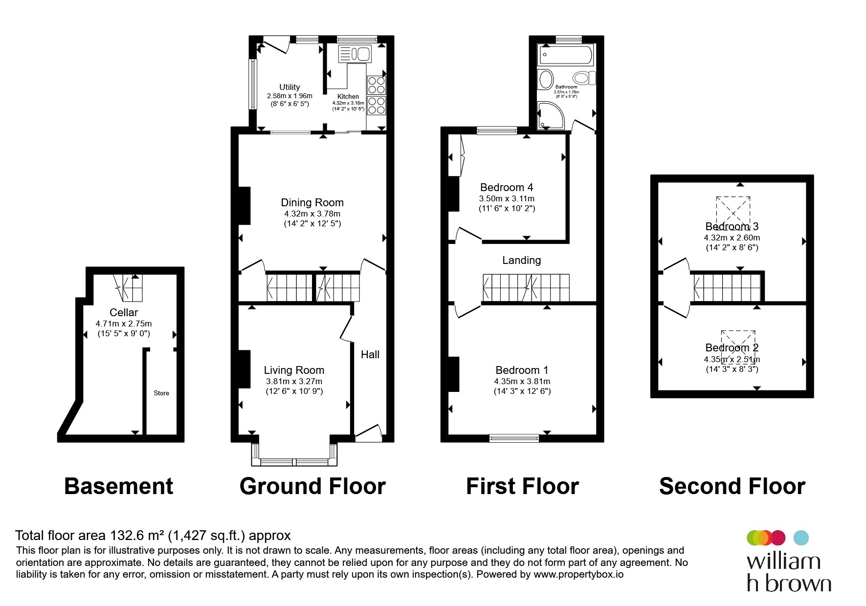 15, Marshall Street, Leeds floorplan