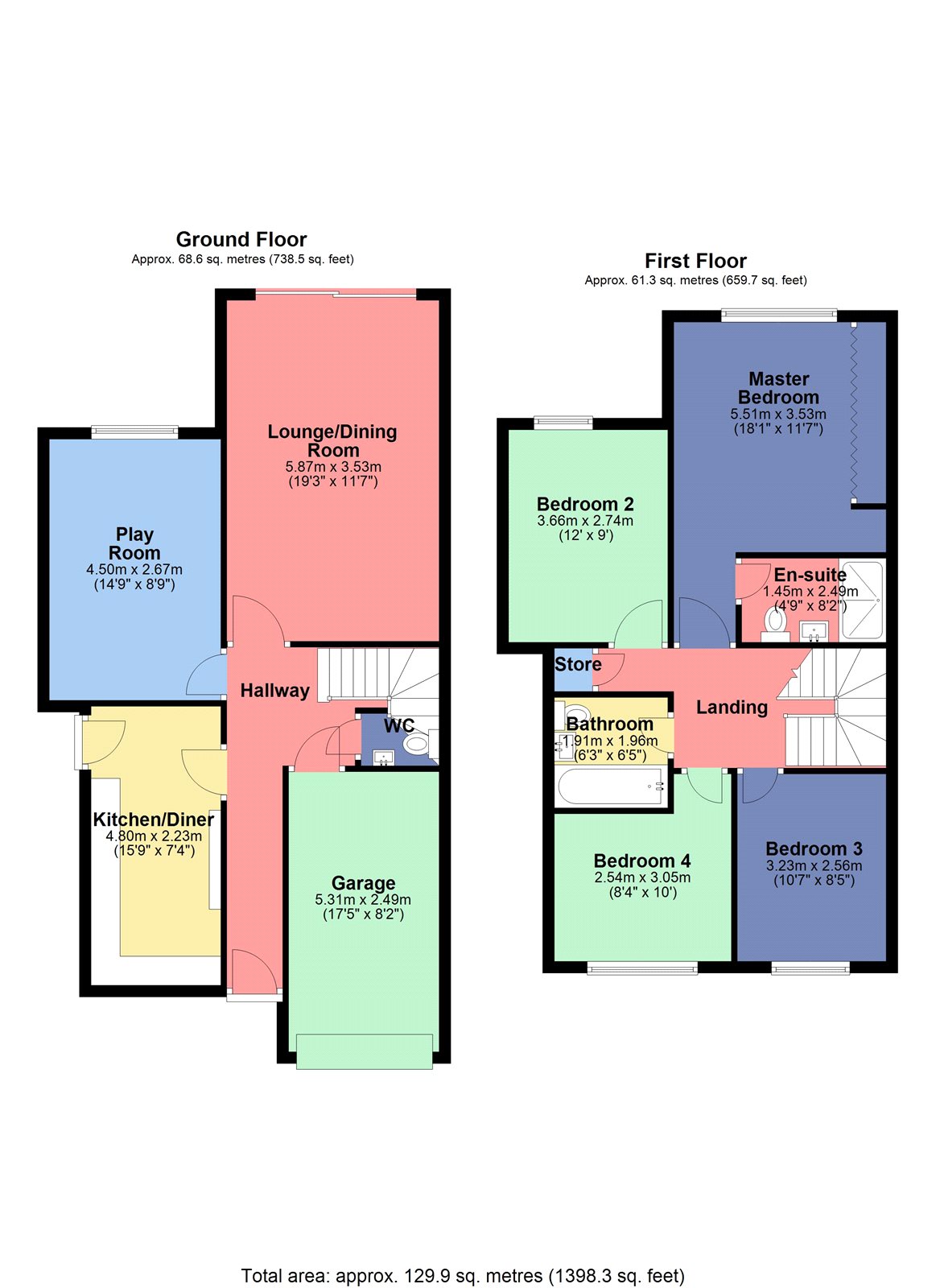 4 Bedrooms Semi-detached house for sale in Coldharbour Lane, Bushey, Hertfordshire WD23